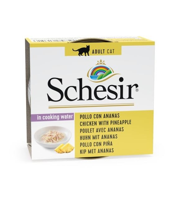 Schesir Cat Wet Food Chicken With Pineapple In Cooking Water
