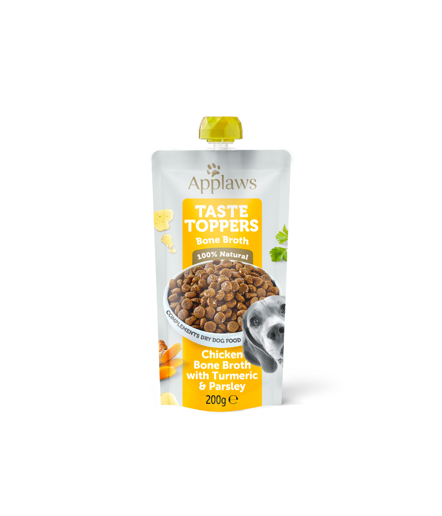 Applaws Chicken Bone Broth With Turmeric Parsley Pouch For Dogs