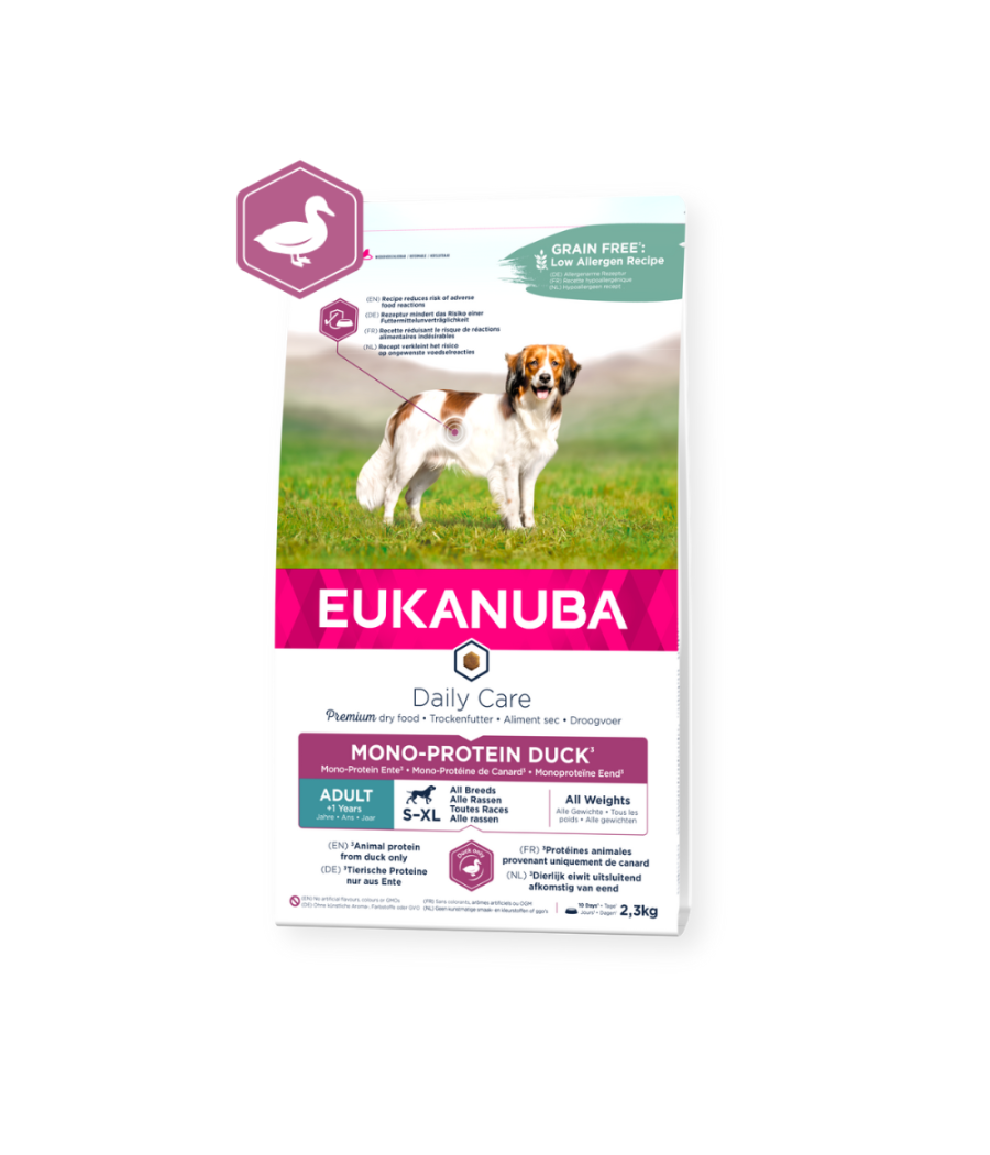 Eukanuba Daily Care Mono Protein Adult All Breed Duck