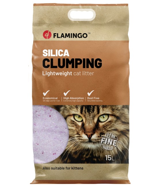 Flamingo Cat litter Silica...