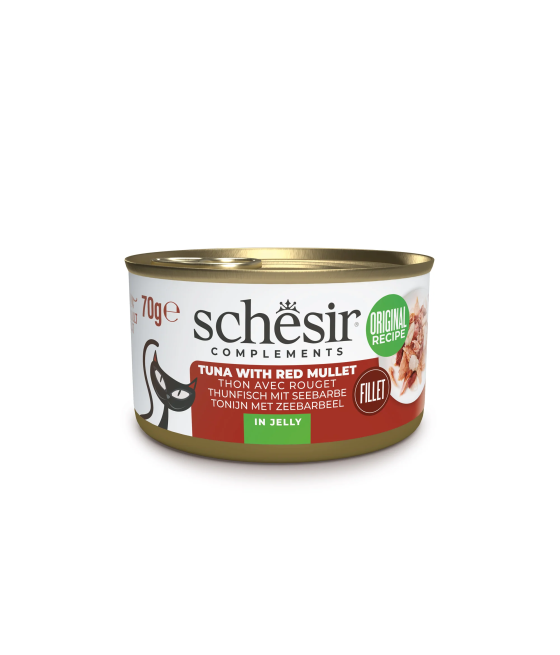 Schesir Cat Wet Food Tuna with Red Mullet In jelly