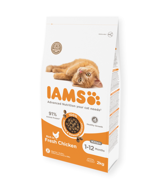 Iams Dry Food Kitten Fresh Chicken