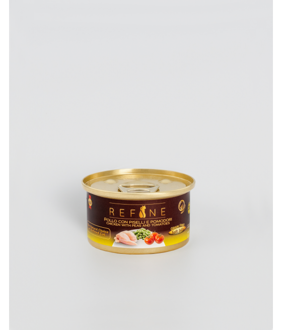 Refine Chicken With Peas And Tomatoes In Jelly