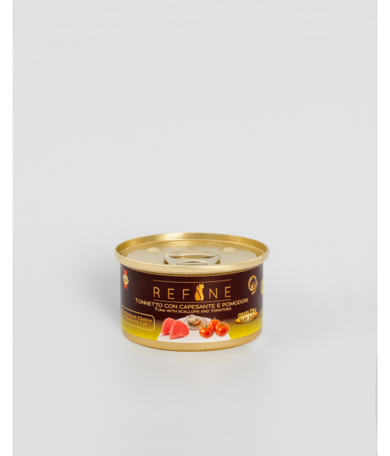 Refine Tuna With Scallops And Tomatoes In Jelly