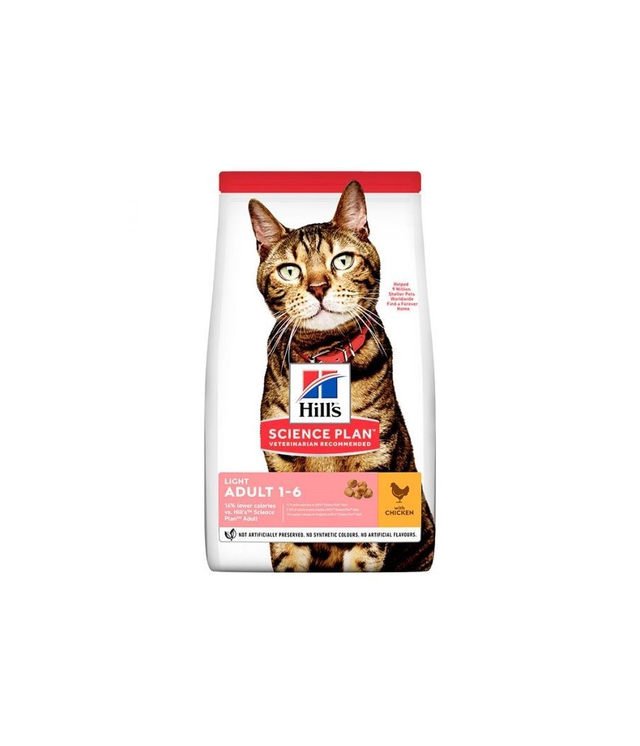 Hills light cat food best sale